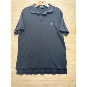 Polo Ralph Lauren Mens Gray Short Sleeve Polo Shirt Size Medium